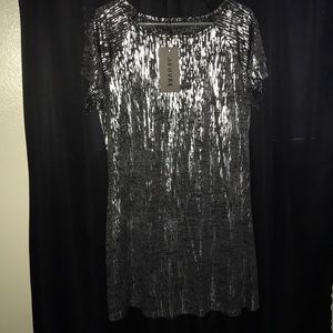 Black and Silver Dress